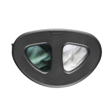 Load image into Gallery viewer, Brabantia Laundry Bin with Inner Removable Bag - 55 Liters, Selector - Matt Black, top view.
