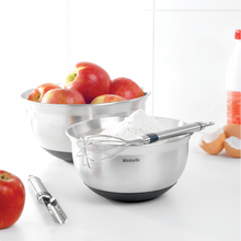 Load image into Gallery viewer, Brabantia Profile Mixing Bowl with Non-Slip Base - 1.6 Liters, Matt Steel
