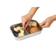 Load image into Gallery viewer, Brabantia Make &amp; Take Lunch Box with Divider - 2 Liters, Large, Matt Steel
