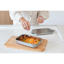 Load image into Gallery viewer, Brabantia Make &amp; Take Lunch Box with Divider - 2 Liters, Large, Matt Steel
