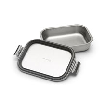 Load image into Gallery viewer, Brabantia Make &amp; Take Lunch Box - 1.1 Liters, Medium, Matt Steel
