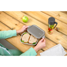 Load image into Gallery viewer, Brabantia Make &amp; Take Lunch Box - 1.1 Liters, Medium, Matt Steel
