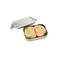 Load image into Gallery viewer, Brabantia Make &amp; Take Lunch Box - 1.1 Liters, Medium, Matt Steel

