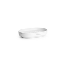 Load image into Gallery viewer, Brabantia MindSet Soap Dish - Mineral Fresh White, side view.
