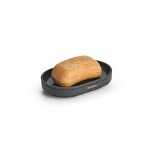 Load image into Gallery viewer, Brabantia MindSet Soap Dish - Mineral Infinite Grey, with soap bar.
