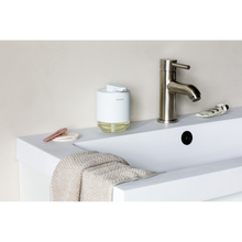 Load image into Gallery viewer, Lifestlye image of Brabantia MindSet Soap Dispenser - Mineral Fresh White.
