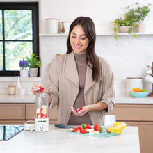 Load image into Gallery viewer, Nutribullet Portable Blender with Handled Sip Lid, 475mL - 100W, White
