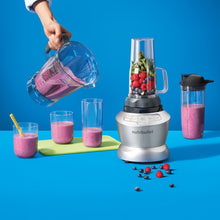 Load image into Gallery viewer, Nutribullet Full Size Blender + Combo , Multi-Function High Speed Blender, Mixer System with Nutrient Extractor, Smoothie Maker, Silver - 9 Piece Accessories, 1200 Watts
