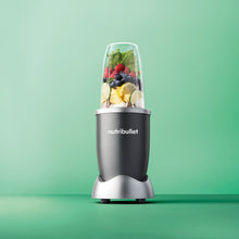 Load image into Gallery viewer, Nutribullet Multi-Function High Speed Blender, Mixer System with Nutrient Extractor, Smoothie Maker, Grey - 8 Piece Accessories, 600 Watts
