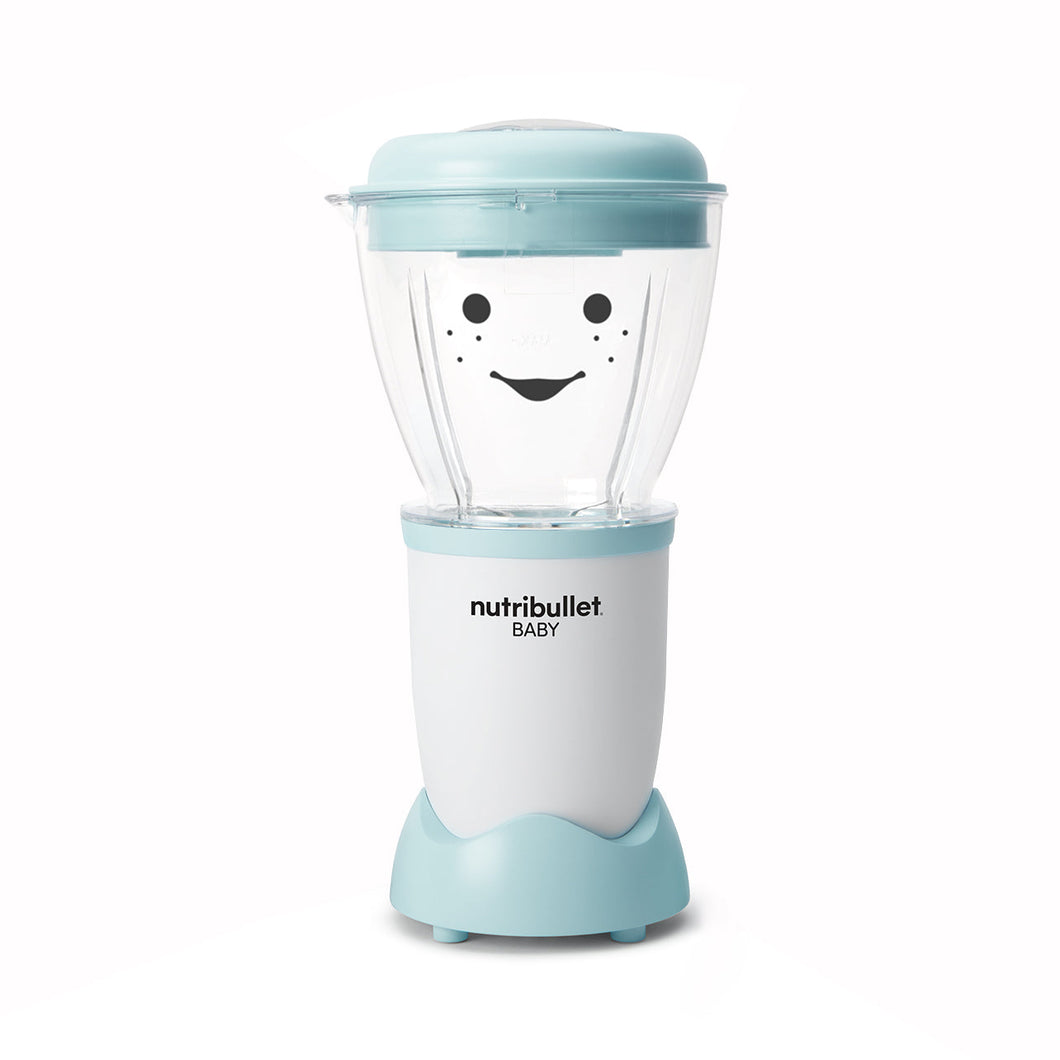 Nutribullet Baby, Baby Care System, Multi-Function High Speed Blender, Mixer System with Nutrient Extractor, Smoothie Maker, Blue - 18 Piece Set, 200 Watts