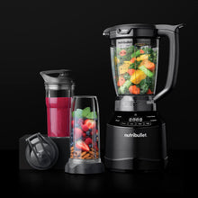 Load image into Gallery viewer, Nutribullet Smart Touch Blender Combo with Intelligent Program, 3 Blending Speeds &amp; Pulse Control, High Speed Blender,  Smoothie Maker, Black - 8 Accessories, 1500 Watts
