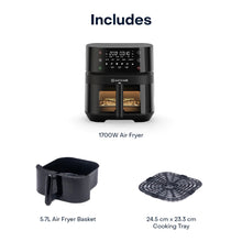 Load image into Gallery viewer, Nutricook Air Fryer 3 Vision with Clear Window for Easy Viewing - 5.7L, 1700 Watts
