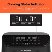 Load image into Gallery viewer, Nutricook Air Fryer Duo Vision with Clear Window for Easy Viewing - 8.5L, 2400W

