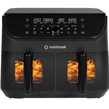 Load image into Gallery viewer, Nutricook Air Fryer Duo Vision with Clear Window for Easy Viewing - 8.5L, 2400W.
