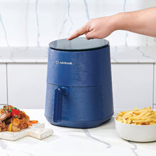 Load image into Gallery viewer, Lifestyle image of Nutricook Air Fryer Mini 2, 8 Preset Functions with Preheat Function, Digital Display, 3.3L - Bleu - 1500W.
