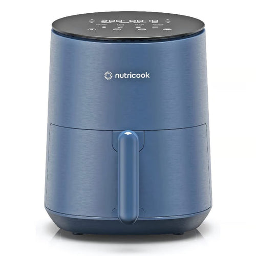 Nutricook Air Fryer Mini 2, 8 Preset Functions with Preheat Function, Digital Display, 3.3L - Bleu - 1500W.