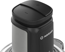 Load image into Gallery viewer, Nutricook Glass &amp; Stainless Steel XXL Chopper &amp; Mincer - 2 Liters, Black, brand closeup.
