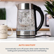 Load image into Gallery viewer, Nutricook Electric Glass Kettle, Double-Wall Heavy Duty - 1.7 Liters
