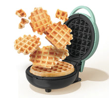 Load image into Gallery viewer, Nutricook Mini Waffle Maker- 350-400W, Aqua Marine
