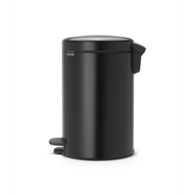 Load image into Gallery viewer, Brabantia New Icon Pedal Bin, 12 Liters - Matt Black
