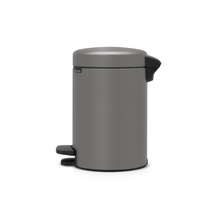 Load image into Gallery viewer, Brabantia New Icon Pedal Bin, 3 Liters - Mineral Concrete Grey
