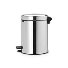 Load image into Gallery viewer, Brabantia New Icon Pedal Bin, 5 Liters - Brilliant Steel
