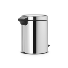 Load image into Gallery viewer, Brabantia New Icon Pedal Bin, 5 Liters - Brilliant Steel
