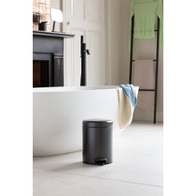 Load image into Gallery viewer, Brabantia New Icon Pedal Bin, 5 Liters - Confident Grey

