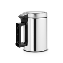 Load image into Gallery viewer, Brabantia New Icon Wall Mounted Bin - 3 Liters, Brilliant Steel
