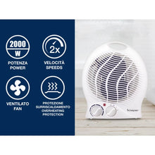Load image into Gallery viewer, Beper Fan Heater with 2 Speeds - White
