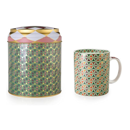 Images D'orient Large Tin Box with 1 Mug, 325ml - Opera.