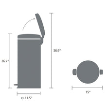 Load image into Gallery viewer, Brabantia New Icon Pedal Bin, 30 Liters - White
