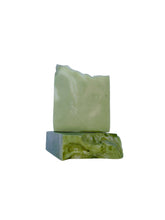 Load image into Gallery viewer, Sopo Handmade Green French Clay Soap, Cold Process for Face &amp; Body - 1 piece
