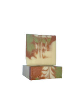 Load image into Gallery viewer, Sopo Handmade Green French Clay and Pink Clay Soap, Cold Process for Face &amp; Body - 1 piece
