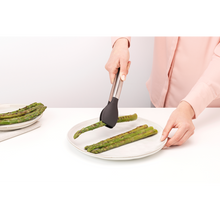 Load image into Gallery viewer, Brabantia Profile Non-stick Kitchen Tongs - Matt Steel
