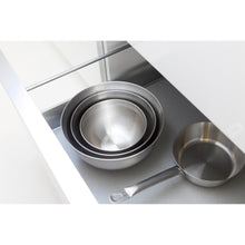 Load image into Gallery viewer, Brabantia Profile Mixing Bowl with Non-Slip Base - 1.6 Liters, Matt Steel
