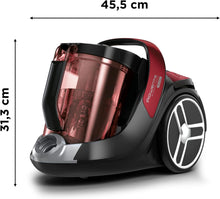 Load image into Gallery viewer, Rowenta Silence Force Cyclonic Bagless Vacuum Cleaner, Corded - Red, 750W
