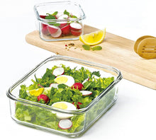 Load image into Gallery viewer, Lifestyle image of Glass Lock Airtight Rectangular Glass Food Container - 1000ml.
