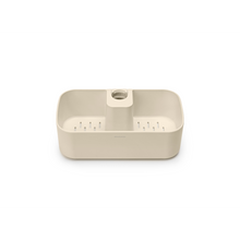 Load image into Gallery viewer, Brabantia ReNew Shower Caddy - Soft Beige, front view.
