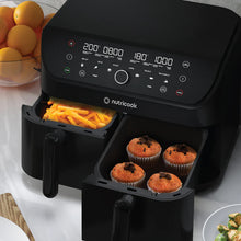 Load image into Gallery viewer, Nutricook Air Fryer Duo 2, Digital Control Panel Display, 6 Preset Programs with Built-In Preheat Functions - 8.5L, 2400W
