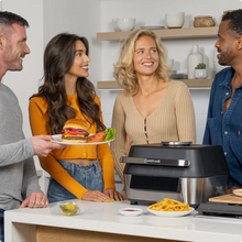 Load image into Gallery viewer, Nutricook Smart Air Fryer Grill XL, 6-in-1 Indoor Smart Grill, 8,5L Cooking Pot, 6L Airfryer Basket, 31 x 24.5cm Grill Plate - 1760W

