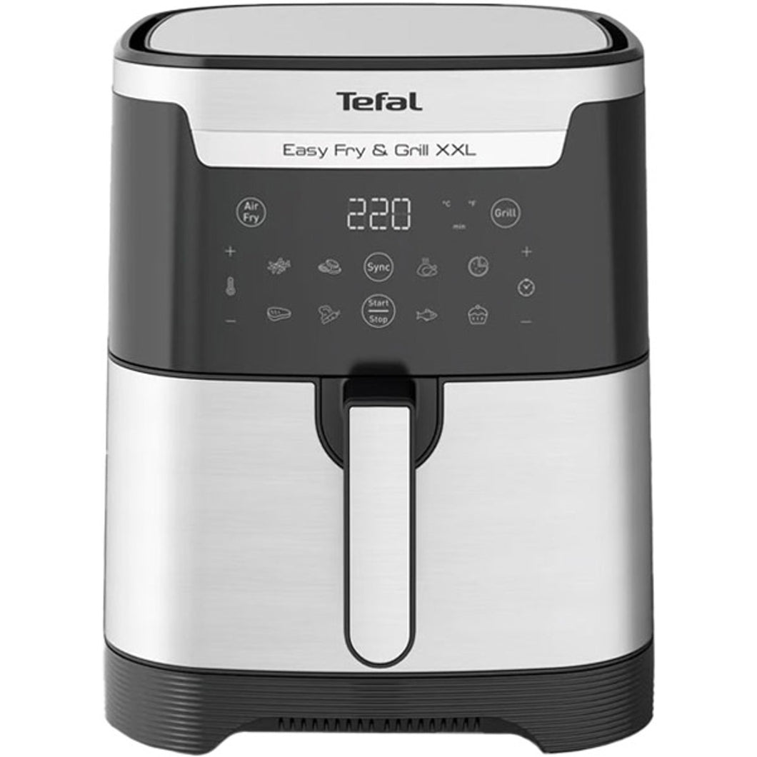 Tefal Easy Fry & Grill 2-in-1, Air Fryer + Grill with FlexiZone, Digital, XXL - 6.5 Liters, 1550 W - Black