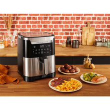 Load image into Gallery viewer, Tefal Easy Fry &amp; Grill 2-in-1, Air Fryer + Grill with FlexiZone, Digital, XXL - 6.5 Liters, 1550 W - Black
