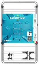 Load image into Gallery viewer, Colombo Icaro Steel Standing Clothes Drying Rack with Wheels - 30 Meters
