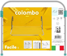 Load image into Gallery viewer, Colombo Facile Painted Steel Hanging Clothes Drying Rack - 5 Meters

