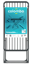 Load image into Gallery viewer, Colombo Black Extendible Painted Steel Clothes Drying Rack - 20 Meters
