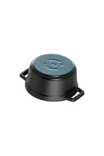 Load image into Gallery viewer, Staub Mini Round Cast Iron Cocotte, Black - 10cm, 0.26 Liters
