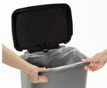 Load image into Gallery viewer, Curver Compatta Pedal Bin - 25 Liters, Repro Grey
