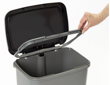 Load image into Gallery viewer, Curver Compatta Pedal Bin - 25 Liters, Repro Grey

