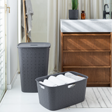 Load image into Gallery viewer, Curver Softex Laundry Hamper - 56 Liters, Grey
